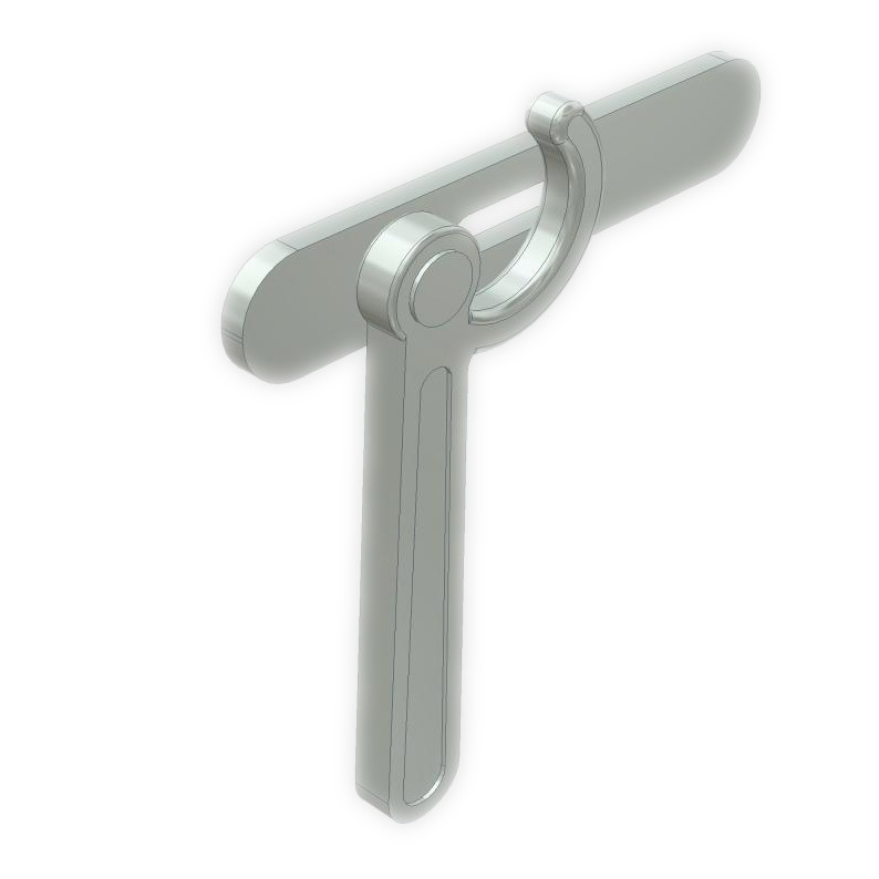 镀锌左锁 Francia 型，带容器配件保持器