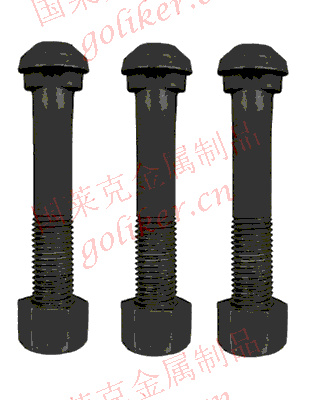 铁路重型黑色方螺栓